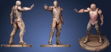 3D model Iron Man Shooting (STL)